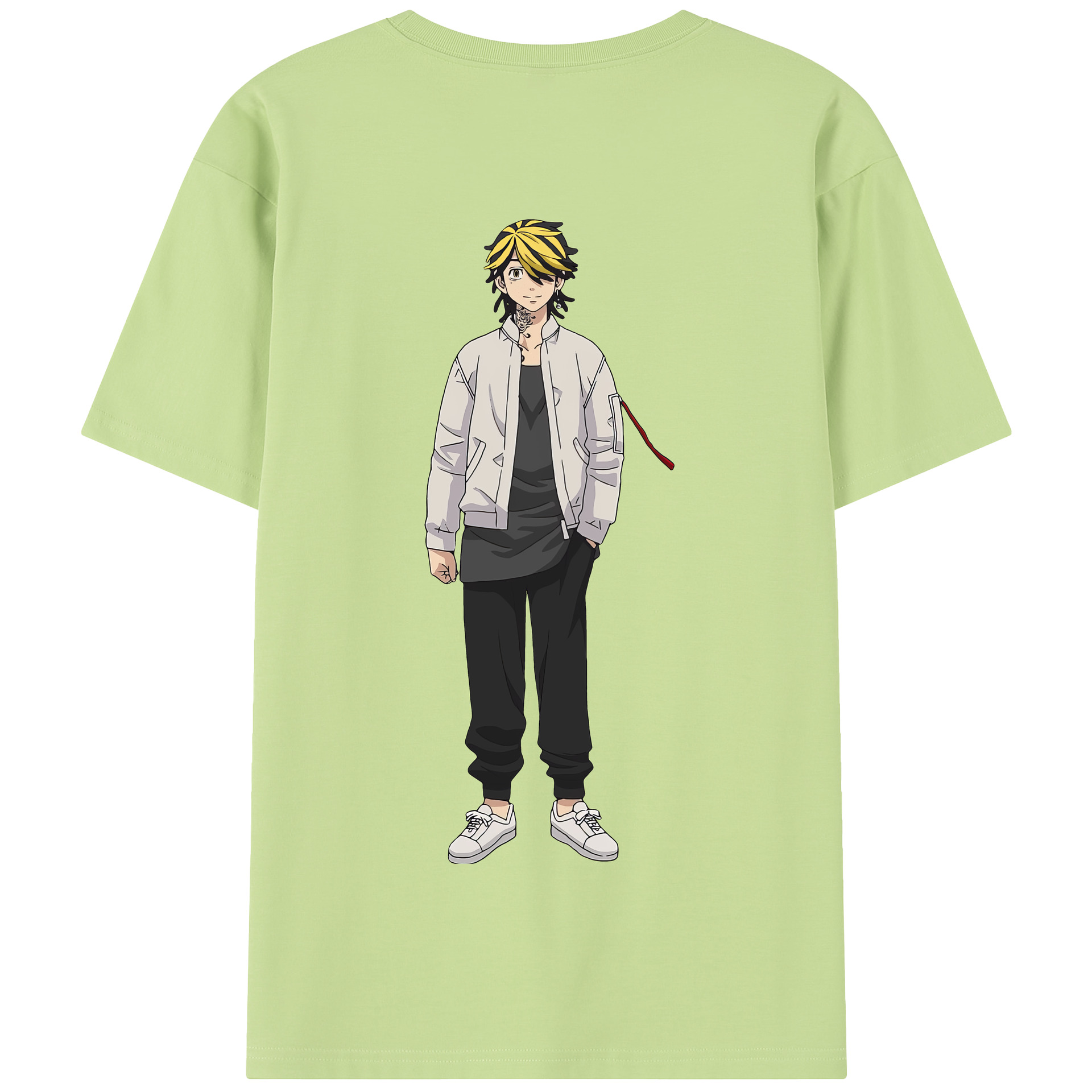 （画像用） 東京リベンジャーズ Tokyo Revengers 綿100％半袖Tシャツ（背面プリント）